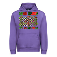 Tulip dead inside but it's christmas dancing skeletons Urban Hoodie - BarkalooDesign