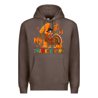 Coffee my first thanksgiving Premium Hoodie - MaliasSmallBusiness