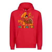 Red my first thanksgiving Premium Hoodie - MaliasSmallBusiness