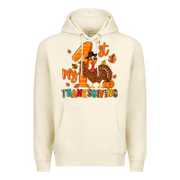 Sandshell my first thanksgiving Premium Hoodie - MaliasSmallBusiness