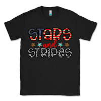Black stars and stripes Classic Tee - CowhideDigitalArt