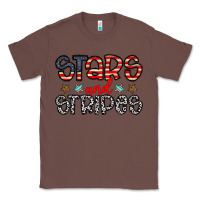 Chestnut stars and stripes Classic Tee - CowhideDigitalArt
