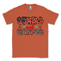 Copper stars and stripes Classic Tee - CowhideDigitalArt