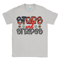 Moon Dust stars and stripes Classic Tee - CowhideDigitalArt