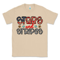 Mushroom stars and stripes Classic Tee - CowhideDigitalArt