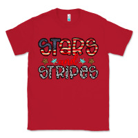 Red stars and stripes Classic Tee - CowhideDigitalArt