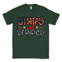 Sports Green stars and stripes Classic Tee - CowhideDigitalArt