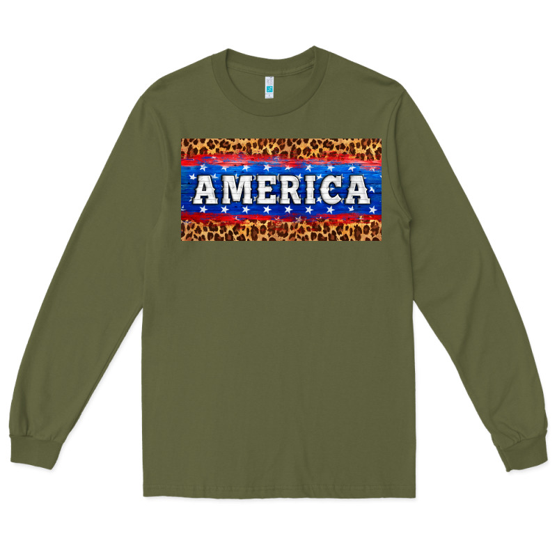 America License Plate Long Sleeve Tee by HRA Design Shop | Teevron