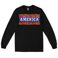 Black america license plate Long Sleeve Tee - HRA Design Shop
