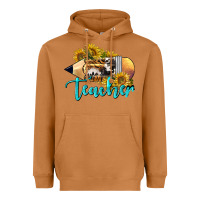 Meerkat Western Teacher Pencil Heavyweight Hoodie - LillyAllenDesigns
