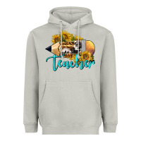 Moon Dust Western Teacher Pencil Heavyweight Hoodie - LillyAllenDesigns