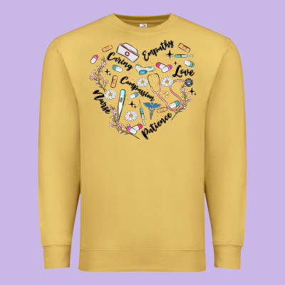 Nurse Premium Sweatshirt Designed By Maliassmallbusiness