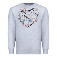 Heather Grey nurse Premium Sweatshirt - MaliasSmallBusiness