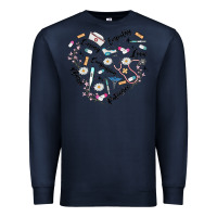 Navy nurse Premium Sweatshirt - MaliasSmallBusiness