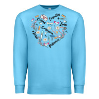 Ocean Blue nurse Premium Sweatshirt - MaliasSmallBusiness