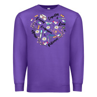 Purple nurse Premium Sweatshirt - MaliasSmallBusiness
