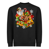 Black christmas cassette tapes Heavyweight Sweatshirt - Zillion Design Studio