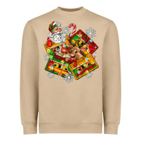 Mushroom christmas cassette tapes Heavyweight Sweatshirt - Zillion Design Studio