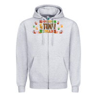 Heather Grey educator of tiny humans libbey glass Zipper Hoodie - BundleAndBundleShop
