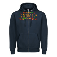 Navy educator of tiny humans libbey glass Zipper Hoodie - BundleAndBundleShop