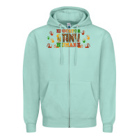 Seafoam educator of tiny humans libbey glass Zipper Hoodie - BundleAndBundleShop