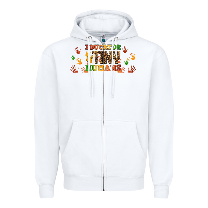 Educator Of Tiny Humans Libbey Glass Zipper Hoodie by BundleAndBundleShop | Teevron