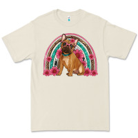 Bone french bulldog floral rainbow Premium Tee - Artiststas