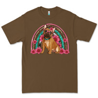 Cacao french bulldog floral rainbow Premium Tee - Artiststas