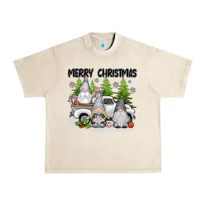 Merry Christmas Gnomies Urban Heavy Tee by texasbilliewilder | Teevron