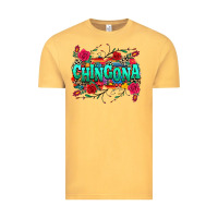 Vintage Mustard chingona Vintage Tee - texasbilliewilder