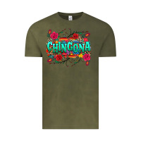 Vintage Olive chingona Vintage Tee - texasbilliewilder