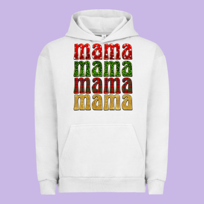 Christmas Mama Urban Hoodie Designed By Barkaloodesign