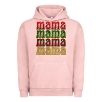 Pigment Salmon Christmas mama Urban Hoodie - BarkalooDesign