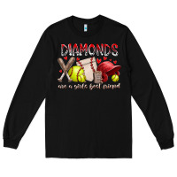Black diamonds are a girls best friends Long Sleeve Tee - RacoonDesign