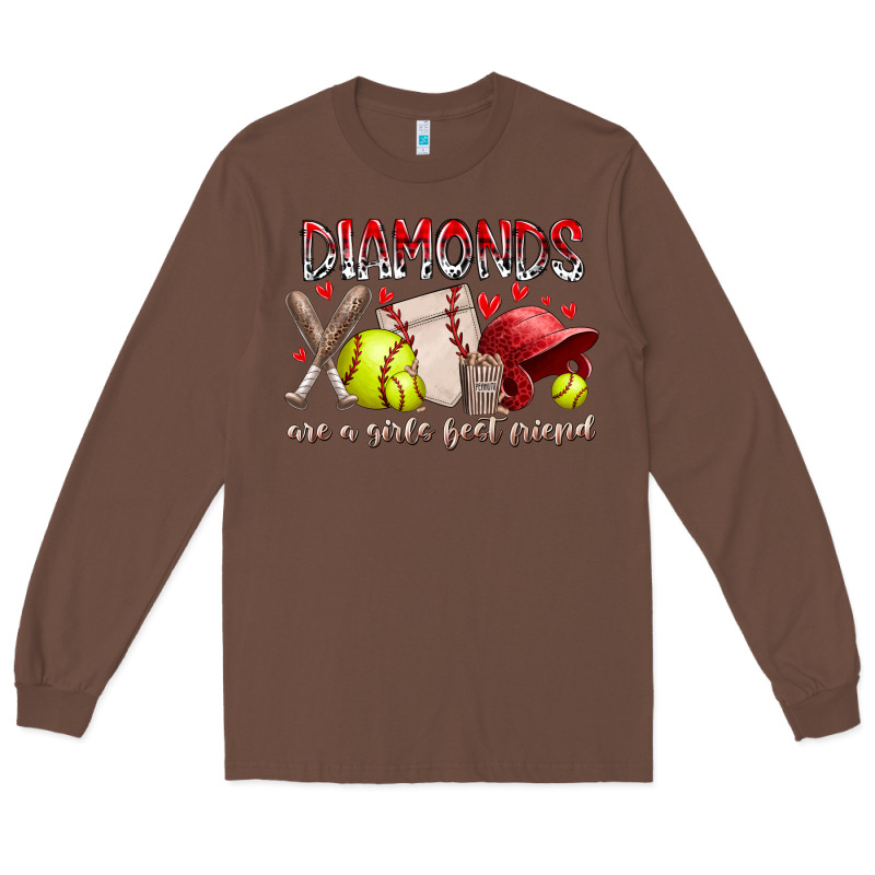 Diamonds Are A Girls Best Friends Long Sleeve Tee by RacoonDesign | Teevron