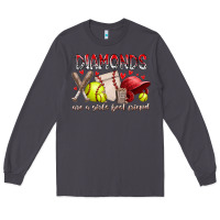 Smoke diamonds are a girls best friends Long Sleeve Tee - RacoonDesign