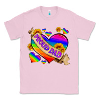 Bubblegum Pink lgbtq proud dad Classic Tee - HRA Design Shop