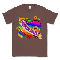 Chestnut lgbtq proud dad Classic Tee - HRA Design Shop