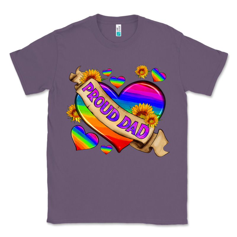 Lgbtq Proud Dad Classic Tee by HRA Design Shop | Teevron