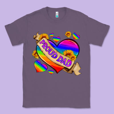 Lgbtq Proud Dad Classic Tee Designed By Hra Design Shop