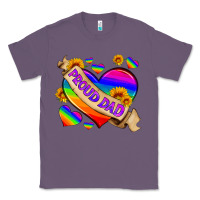 Lavender lgbtq proud dad Classic Tee - HRA Design Shop