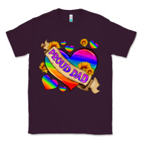 Plum lgbtq proud dad Classic Tee - HRA Design Shop