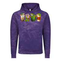 Cloud Purple frog coffee cups Vintage Hoodie - texasbilliewilder