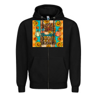 Black Thankful grateful blessed Zipper Hoodie - Artiststas