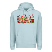 Blue Mist nutcracker coffee Premium Hoodie - MaliasSmallBusiness