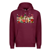 Burgundy nutcracker coffee Premium Hoodie - MaliasSmallBusiness