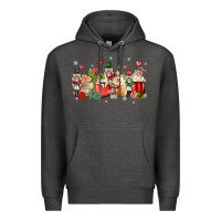 Charcoal Heather nutcracker coffee Premium Hoodie - MaliasSmallBusiness