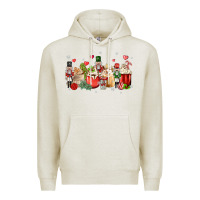 Oatmeal Heather nutcracker coffee Premium Hoodie - MaliasSmallBusiness