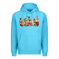 Ocean Blue nutcracker coffee Premium Hoodie - MaliasSmallBusiness