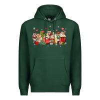 Sports Green nutcracker coffee Premium Hoodie - MaliasSmallBusiness